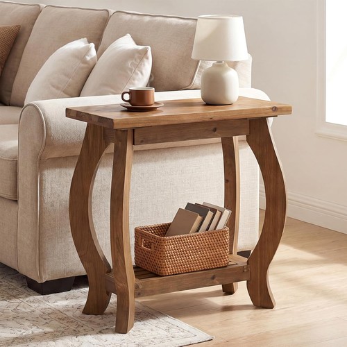 Modern tier solid wood side - modern, 2-tier