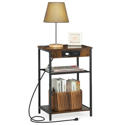 Tier nightstand charging - 3-tier, w/charging